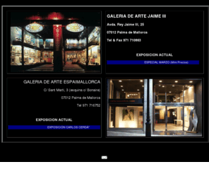 espaimallorca.com: GALERIA DE ARTE JAIME III
