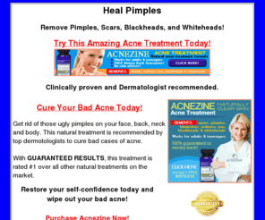 healpimples.com: Heal Pimples
Heal Pimples with a natural and proven treatment