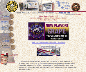 kutztownbottlingworks.com: Welcome to Kutztown Bottling"Soda Works
