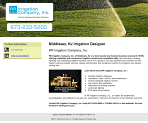 lawnsprinklers-irrigationnj.com: Irrigation Designer Middlesex, NJ - RR Irrigation Company, Inc.
RR Irrigation Company, Inc. provides residential and commercial irrigation solutions to Middlesex, NJ. Call 973-233-5200 to make appointments.