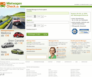 mietwagenchecken.com: MietwagenCheck - Mietwagen Preisvergleich
Mietwagen - Der Mietwagen Preisvergleich! Billige Mietwagen vergleichen, Top Mietwagen Angebote