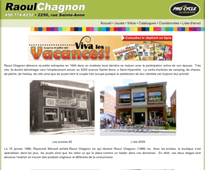 raoulchagnon.com: Raoul Chagnon - Pro-Cycle - Saint-Hyacinthe
