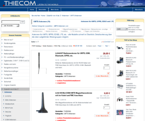 umts-antennas.com: UMTS Richtantennen mit hohen Gewinn auch für GPRS, EDGE und LTE - Online Shop und Fachgeschäft
Antennenshop für Richtantennen und Hochleistungsantennen für UMTS, GPRS, EDGE, LTE und Co.