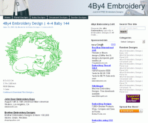 4by4embroiderycom 4By4EmbroideryCoM Just FREE 4x4 Embroidery Designs