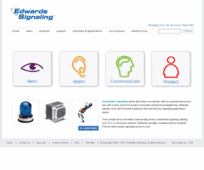 buysignaling.net: Edwards Signaling - Audible & Visual Signals - Fire alarm and Warning systems
Edwards Signaling manufacturers a complete line of audible and visual signals for industrial and commercial applications. Products include: fire alarm control panels, flashing and steady LED and halogen beacons and lights, strobes, vibrating horns and bells, outdoor warning sirens, public address and intercom systems, LED message centers and electronic system signals.