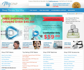 c-papshop.com: CPAP Masks, CPAP Machines and CPAP Supplies for the Treatment of Sleep Apnea: mycpap.com
Providing quality CPAP Masks, BiPAP masks, sleep therapy machines, tubing, filters, accessories and supplies at great low prices. Products from Respironics, ResMed, Fisher & Paykel, Covidien, AEIOmed, DeVilbiss, Puritan Bennett, and more in stock.