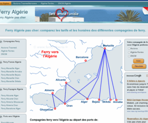 ferry-algerie.fr: Ferry Algérie pas cher reservation tarifs horaires des ferry vers l'Algérie
ferry algerie pas cher Acciona Algérie-Ferries SNCM