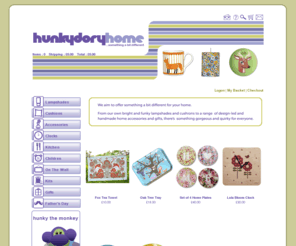 hunkydoryhome.com: Hunkydory Home - gorgeous, quirky home accessories and gifts  -  - Hunkydory Home
Quality handmade lampshades & cushions from hunkydory home Quality handmade lampshades & cushions from hunkydory home