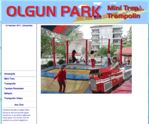 olgunpark.com: Olgun Park Mini Tren Traompolin
Mini Tren  Resimleri Trampolin