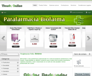 parafarmaciabiofarma.es: Parafarmacias Online España
Parafarmacias online, Ofertas de Productos parafarmacia y los mejores precios. Secciones de maternidad, puericultura, cuidados del bebe