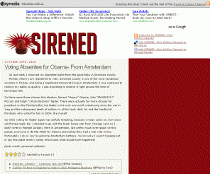 sirened.com: 
			SIRENED: Dirty Politics,Cleaned		
