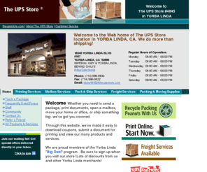 ylupss.com: The UPS Store - YORBA LINDA, CA
                            - Home
