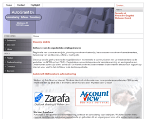 autogrant.nl: AutoGrant - Home
AutoGrant is gespecialiseerd in het integreren van software. Het maken van maatwerk applicaties, inclusief koppeling met AccountView is n van onze specialiteiten. Ook Linux oplossingen behoren tot de mogelijkheden.