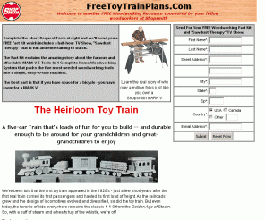 Toy Train Plans Free