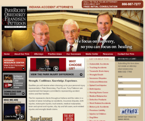 parrinjury.com: Indianapolis Injury Lawyer - Indiana Accident Attorney - Hamilton County Auto Accident Law Firm
 Parr Richey Obremskey Frandsen & Patterson - Indianapolis Injury Lawyer - Indiana Accident Attorney - Hamilton County Auto Accident Law Firm