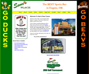 samsplacetavern.com: The Best Sports Bar and Grill in Eugene OR - Sam's Place Tavern
Welcome to Samâs Place Tavern located in West Eugene. Our goal is to be the best dang Sports Bar in Eugene and all of Lane County.