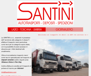 santinisnc.com: Santini autotrasporti depositi e spedizioni
