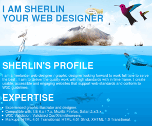 sherlinjohn.info: sherlin's Profile
We Convert PSD to HTML/CSS.We implement XHTML/CSS into Themes, Templates, Skins, Custom CMS, WordPress, Drupal, Joomla. Slicing and Re-slicing your existing websites.