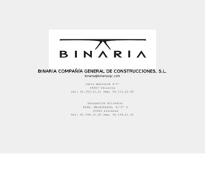 binariacgc.com: BINARIA   COMPAÑÍA GENERAL DE CONSTRUCCIONES
BINARIA COMPAÑÍA GENERAL DE CONSTRUCCIONES