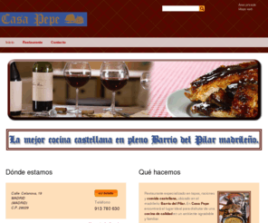 casapeperestaurante.com: inicio - CASA PEPE
