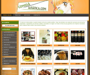 comidaasiatica.com: Tienda de comida asiática online
Comida asiatica, productos para cocinar con recetas asiáticas