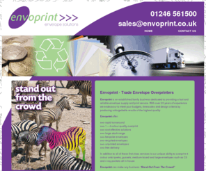 envoprint.com: Envoprint - Trade Envelope Overprinters
Envoprint is an established family business dedicated to providing a fast and reliable envelope supply and print service.