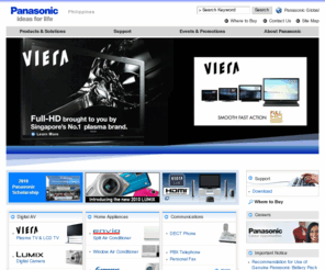 panasonic.com.ph: Panasonic Philippines
Welcome to the Pansonic Philippines website. Find out more about electronics such as plasma TVs, DVD players, digital cameras and more at panasonic.com.ph.