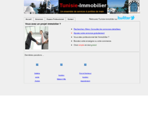 tunisieland.com: Annonces immobilieres en Tunisie
Annonces immobilieres, vente, location et location saisonniere.