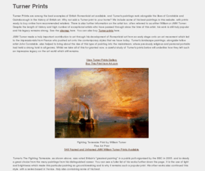 turner-prints.com: Turner Prints
Buy William Turner prints at low, low prices!! Enjoy our sale of JMW Turner prints, delivered straight to your door with FREE shipping.