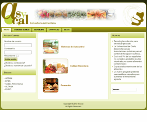 asycal.com: Asycal Consultoría Alimentaria
Consultoría alimentaria especializada en sistemas de autocontrol, gestión de calidad y formación en seguridad e higiene alimentaria.