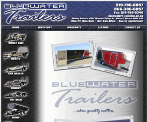 bluewatertrailers.ca: Aluminium Cargo Trailer Sale Parts Rental : Watford Ontario
Find aluminium, steel, gooseneck, custom cargo enclosed trailers sale sevice parts & rental across the Watford Ontario.