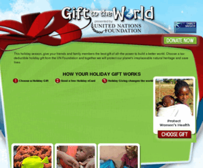 gifttotheworld.com: Holiday Giving
