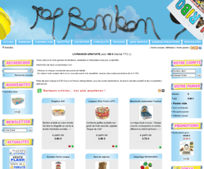 achat-bonbon.com: Bonbons | Confiserie | Chewing gum - Top-bonbon
Top Bonbon: la boutique des bonbons, confiserie, chewing gum, caramels, chocolats, sucettes et de toutes les friandises sucrées.