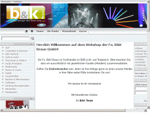 b-und-k.de: B&K Braun GmbH Webshop
Webshop B&K Braun GmbH