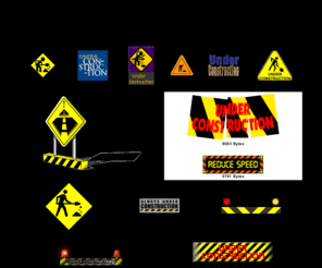 fmeier.com: under construction graphics - included are traffic signs, icons, and animated graphics - all free
traffic sign under construction graphics for your web site