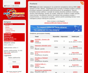 php-fusion.pl: Polski Oficjalny Support PHP-Fusion - News
Polski Oficjalny Support CMS-a PHP-Fusion. Darmowe skrypty PHP, porady, forum dyskusyjne. Całkowite spolszczenie. Sam stworzysz stronę www w kilkanaście minut.