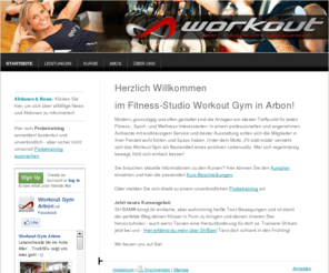 workout-gym.ch: Herzlich Willkommen!
Workout-Gym - ihr sympathisches Fitness-Center für die Region Arbon, St. Gallen, Ostschweiz, Thurgau.