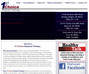 1stchoicetherapy.com: 1st Choice Physical Therapy, LLC | Home
