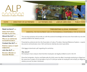alp-training.org: Preventing Illegal Working Training
The ideal workshop to help your organisation to stop illegal migrant workers, detect impostors, accurate ID checks, Immigration, Asylum, compliant ID check & Detecting forged documents.