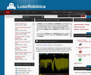 lusorobotica.com: LusoRobótica - Comunidade Portuguesa de Robótica
LusoRobótica - Comunidade Portuguesa de Robótica