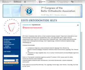 eestiortodont.ee: Organisatsioonist - Ortodontide Selts
