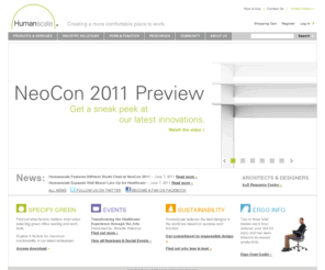 ergoview.com: Humanscale: Ergonomic office chairs and ergo tools
Humanscale's ergonomic office solutions, from task chairs and LED lighting to keyboard trays and adjustable monitor arms, are designed to optimize performance and create a more comfortable place to work