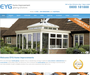 eygwindows.co.uk: Double Glazing | UPVC Double Glazed Windows, Doors, Conservatories, Orangeries - EYG Windows, Hull, East Yorkshire
Quality UPVC Double Glazing from EYG Windows. Established since 1971, EYG supply uPVC Windows and Doors, Conservatories, Orangeries, Fascias and Soffits from Hull, East Yorkshire.