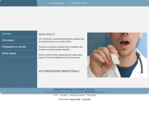 ferraradrmassimo.com: Ferrara Dr. Massimo - Odontoiatra - Bari  - Visual Site
Home page dello studio del Dr. Ferrara Massimo di bari. Introduzione al sito internet e alla professione svolta.