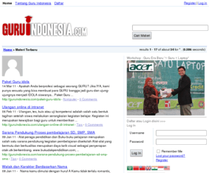 guruindonesia.com: Guru Indonesia » Pusat Belajar Mengajar Online Guru Indonesia
