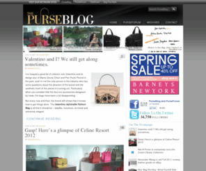 purseblog.com: Designer Handbag Reviews - PurseBlog
PurseBlog reviews luxury designer handbags and accessories in a daily editorial.