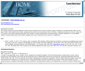 tamibernier.com: Tami Bernier's Resume
Tami Bernier's Resume