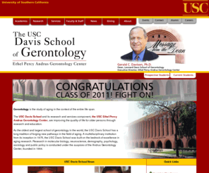 uscdavis.com: USC Davis School of Gerontology
USC Gerontology Center - The worldewide leader in the study of aging. Online and on-site Undergraduate - graduate degrees available