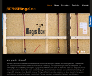 wandtapete.net: pureorange - Großdrucke mit System
pureorange - Voigt Werbetechnik. Als Manufaktur für Großdrucke und Werbetechnik unterstützen wir täglich Medien- und Werbeagenturen, Unternehmen und Verbände sowie Künstler und Privatkunden bei der Umsetzung von Projekten im gesamten Bundesgebiet.