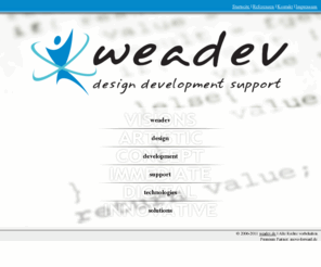 weadev.de: weadev.de :: design development support
